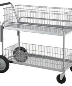 Global Equipment Standard Mail and Office File Cart 200 Lb. Capacity