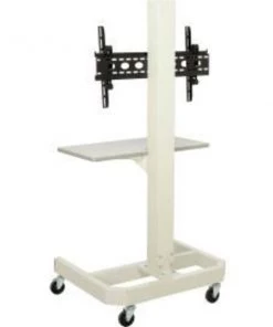 Global Equipment Orbit Mobile LCD/Plasma Cart, Beige
