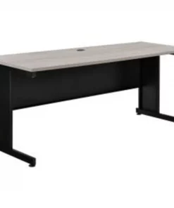 Global Equipment Interion 72"W Desk - Rustic Gray