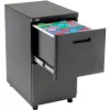 Global Equipment Interion 2 Drawer Pedestal File/File - Black