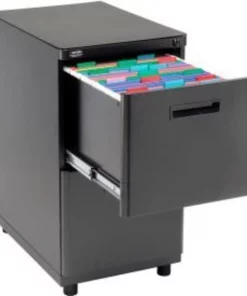 Global Equipment Interion 2 Drawer Pedestal File/File - Black