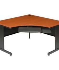 Global Equipment Interion 48"W Corner Desk - Cherry