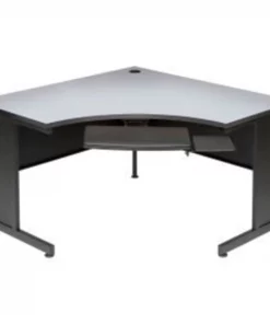 Global Equipment Interion 48"W Corner Desk, Gray
