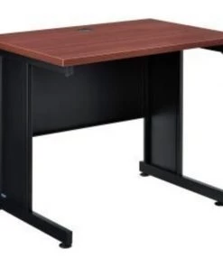Global Equipment Interion 36" Desk - Mahogany