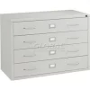 Global Equipment Interion Media Cabinet 4 Drawer Putty
