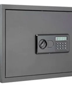 Global Equipment Laptop Security Cabinet, 19-3/4"W x 4-3/4"D, Black