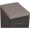 Hirsh Industries Inc Interion® 2 Drawer Box/File Pedestal - Charcoal with Gray Cushion Top