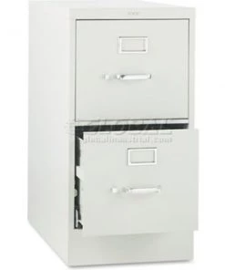 Hon Company HON¬Æ 25"D 2 Drawer Vertical File - Letter - Gray w/ Lock