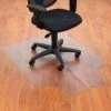 Aleco Interion® Office Chair Mat for Hard Floor - 36"W x 48"L with 20" x 10" Lip - Straight Edge