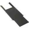 Global Equipment Sliding Mouse Tray For Mobile Computer Cabinets, Black