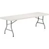 National Public Seating Interion® Plastic Folding Table, 30" x 96", White