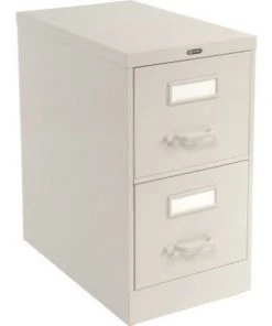 Gec Global‚Ñ¢ Vertical File Legal Size 2 Drawer 25"D, Light Gray