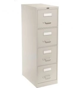 Gec Global‚Ñ¢ Vertical File Letter Size 4 Drawer 25"D, Light Gray
