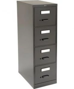 Gec Global‚Ñ¢ Vertical File Legal Size 4 Drawer 25"D, Black