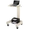 Global Equipment Orbit Mobile Laptop Cart, Beige