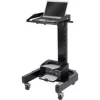 Global Equipment Orbit Mobile Laptop Cart, Black