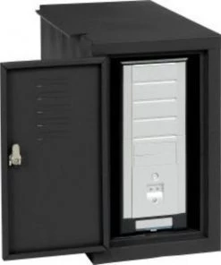 Global Equipment Computer CPU Cabinet Side Car, Black
