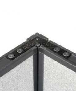 Global Equipment Interion Corner 90 Degree Connector Kit For 64" H Raceway Panel Without Cable