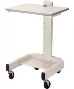 Global Equipment Mobile Computer Cart, 27"W x 24-1/2"D x 41"H, Beige