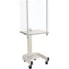 Testrite Instrument Co. Inc. GEC™ Clear PETG Plastic Protective Shield For Mobile Computer Cart 309235BK/BG