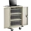 Global Equipment Mobile Storage Charging Cart for 36 iPads Tablets, Putty, Assembled