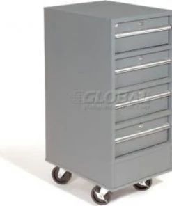 Global Equipment 4 Drawer Mobile Pedestal