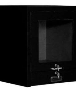 Global Equipment Counter Top CRT Security Computer Cabinet, Black