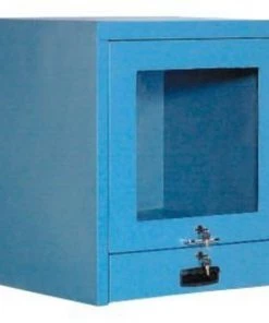 Global Equipment Counter Top CRT Security Computer Cabinet, Blue