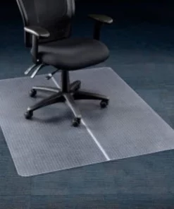 Aleco Interion® Office Chair Mat for Carpet - 36"W x 48"L - Straight Edge
