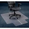 Aleco Interion® Office Chair Mat for Carpet - 46"W x 60"L with 25" x 12" Lip - Straight Edge