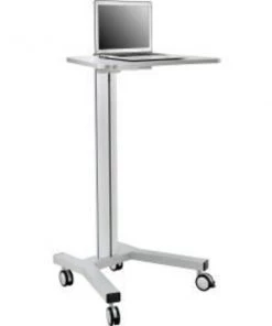 Global Equipment Mobile Height Adjustable Laptop Workstation