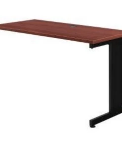 Global Equipment Interion 48"W Right Handed Return Table - Mahogany