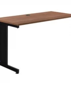 Global Equipment Interion 48"W Left Handed Return Table - Walnut (SG509)