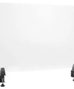 Global Equipment Interion Mounted Clear Desk Divider, 36"W x 24"H