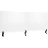 Global Equipment Interion Mounted Clear Desk Divider, 60"W x 24"H