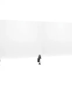 Global Equipment Interion Mounted Clear Desk Divider, 60"W x 24"H