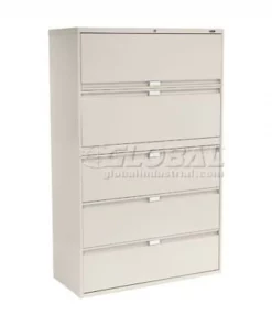 Gec Global‚Ñ¢ 9300 Series 36"W 5 Drawer Binder Lateral File - Gray