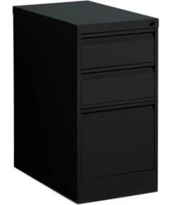 Gec Global‚Ñ¢ 1900 Series Freestanding Box/Box/File Pedestal 15"W x 22-5/8"D x 27-5/8"H Black