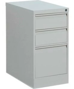 Gec Global‚Ñ¢ 1900 Series Freestanding Box/Box/File Pedestal 15"W x 22-5/8"D x 27-5/8"H Light Grey