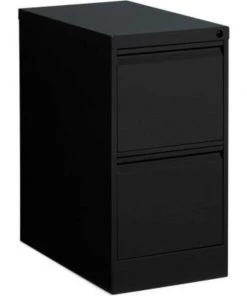Gec Global‚Ñ¢ 1900 Series Freestanding File/File Pedestal 15"W x 22-5/8"D x 27-5/8"H Black