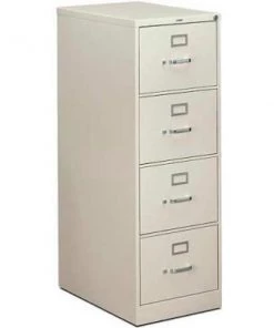 Hon Company HON¬Æ - 310 Series 4 Drawer Vertical File 26-1/2"D Legal Light Gray