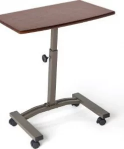 Seville Classics Inc Seville Classics Height Adjustable Mobile Laptop Desk Cart, Walnut