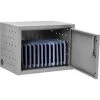 Luxor Corp Luxor Wall/Desk Tablet Charging Cabinet For 12 Devices, 19"W x 13"D x 14"H, Gray