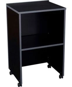 National Public Seating Oklahoma Sound¬Æ AV Cart/Lectern Base, Black,
