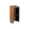 National Public Seating Full Floor Lectern / Podium - Medium Oak