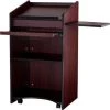 National Public Seating Aristocrat Floor Lectern / Podium - Mahogany