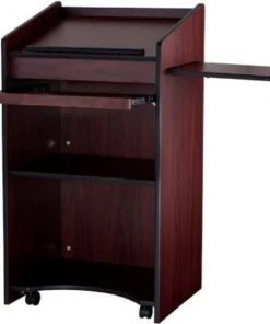 National Public Seating Aristocrat Floor Lectern / Podium - Mahogany