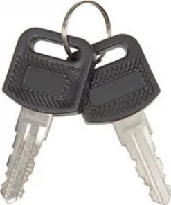 Global Equipment 2Pcs Replacement Keys for Charging Cabinets/Carts 985748, 251761, 987877