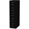 Lorell Commercial Grade 5-Drawer Letter Vertical File, , 15"W x 26-1/2"D x 61"H, Black