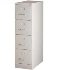Sp Richards Lorell¬Æ 4-Drawer Heavy Duty Vertical File Cabinet, 15"W x 26-1/2"D x 52"H, Putty